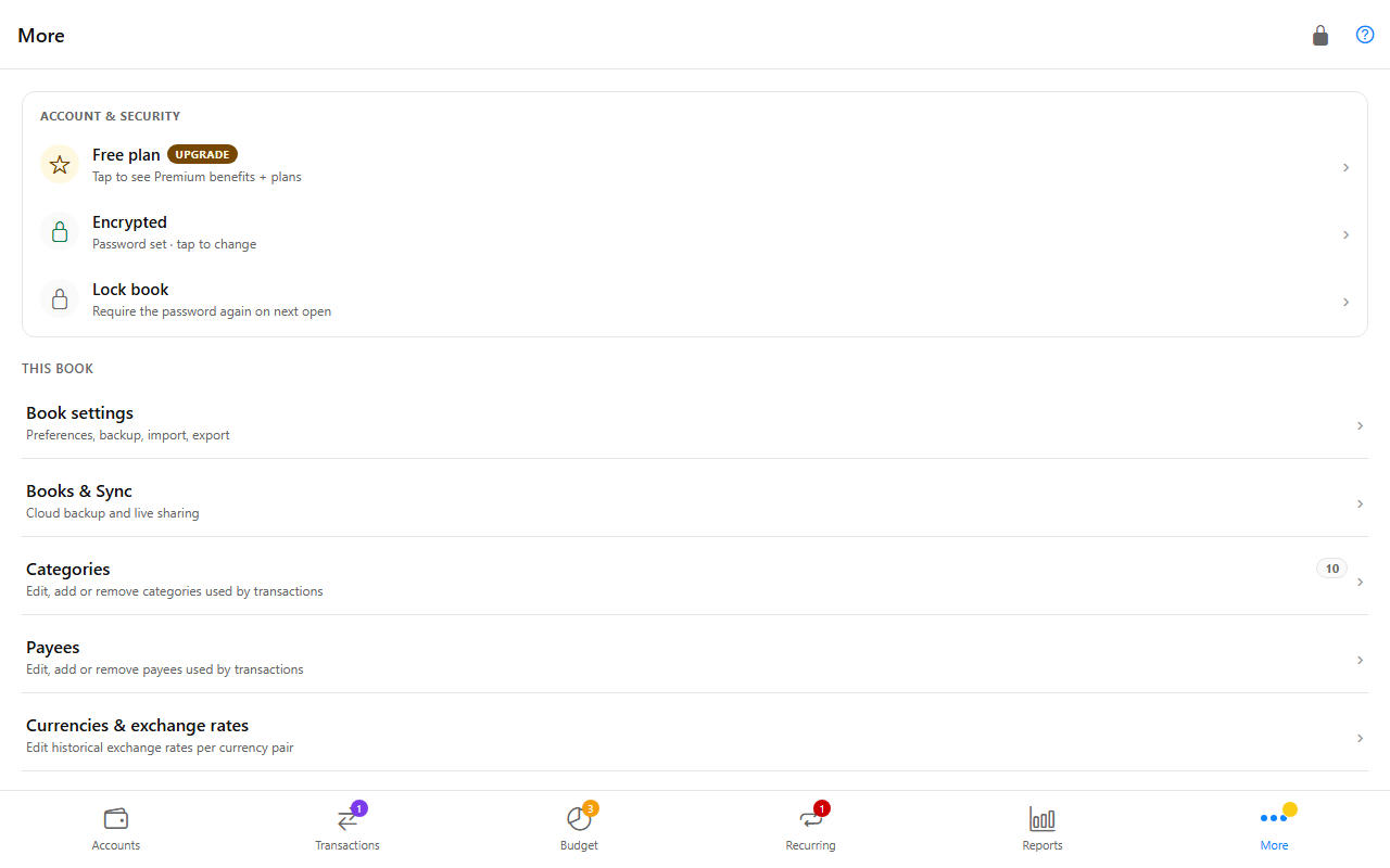 More screen